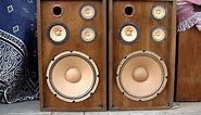 How work sound Vintage Sonic SL-110 Speakers Bass - Reflector