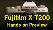 Fujifilm X-T200 Hands-on Preview