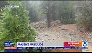 Forest Falls mudslide traps firefighters