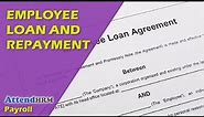 Employee Loan and Repayment
