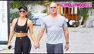 Jeff Bezos & Lauren Sanchez Walk Hand In Hand Leaving Lunch Before Boarding A Private Yacht In Italy