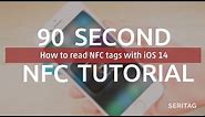 How to use the iPhone Tag Reader to read NFC tags in iOS 14