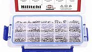 Hilitchi 460-Piece M3 M4 M5 Stainless Steel Button Head Hex Socket Head Cap Bolts Screws Nuts Assortment Kit