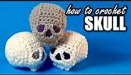 Fast, easy crochet skull amigurumi (crochet pattern)
