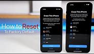 How To Correctly Reset iPhone To Factory Default (eSIM too)