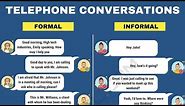 Learn Common Phrases Used During A Phone Conversation in English (Formal and Informal Conversations)
