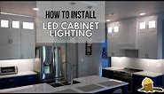 How to Install LED Under and Above Cabinet Lighting Hooked to a Wall Dimmer Switch
