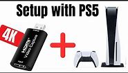 How to Setup 4K HDMI Video Capture Card with PlayStation 5 For Streaming (Gameplay, Facecam,)
