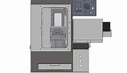 5 axis CNC milling machine V4 desktop with horizontal spindle - RobotDigg