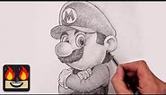 How To Draw Super Mario | Sketch Tutorial