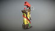 Junkrat's Detonator | Overwatch 2 - 3D model by quincyprime