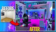 Building The PERFECT Gaming Room Setup in 9 MINUTES