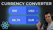 Currency Converter app with React.js