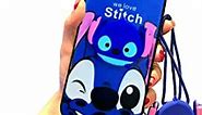 VANVENE Kawaii 3D Stitch Cartoon Funny Animal Character Case Cover Compatible with iPhone 7P/8P 5.5 inch for Kids Girls And BoysFits Apple iPhone 8 Plus with Holder Lanyard Doll