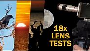 LENS TESTS! Smartphone 18x Telephoto lens zoom