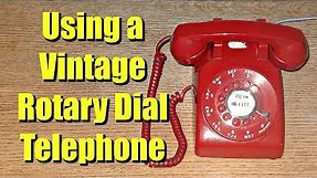 Using A Vintage Rotary Dial Telephone 2: Same Phone, Second Try! (Western Electric Model 500)
