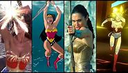 Evolution of Wonder Woman fighting | 1974-2023