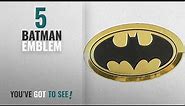 Top 10 Batman Emblem [2018]: DC Comics Originals Batman Logo On Embossed Metal Emblem Sticker,