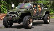 Custom Army Green Jeep Gladiator