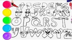 Alphabet Lore (A-Z...) - Coloring Pages Alphabet Lore DRAWING and COLORING Humanized Alphabet Lore