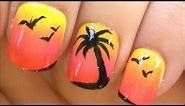 Palm Tree Nail Art Tutorial