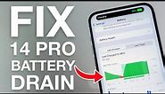 iPhone 14 Pro Battery Drain: How to fix & what causes it?