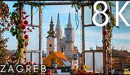 Zagreb, Croatia 🇭🇷 2024 in 8K ULTRA HD 60 FPS - Travel Video