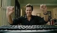Jim Carrey tries 10 Fast Fingers Typing Test