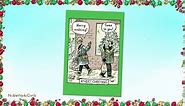NobleWorks - Box of 12 Cartoon Christmas Cards Funny - Bulk Pack of Holiday Cards for Xmas, Humor Notecard Set (1 Design, 12 Cards) - Atheist Christmas B2513XSG