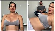 Pregnant WWE Nikki Bella Dances With Fiance Artem Chigvintsev As He Measures Her Bump 45 Lnches