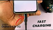 How To Enable Fast Charging On Samsung Galaxy A34 5G | Charge Samsung Galaxy A34 5G Faster