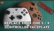 How to change an Xbox S / X Controller Faceplate Tutorial 🎮
