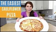 The Easiest Cauliflower Pizza Crust | Low-Carb + Keto Pizza Crust + Diabetic Friendly
