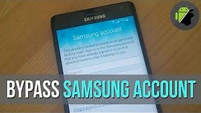 Bypass Samsung account (Reactivation Lock) on all Samsung devices | Last method 2017