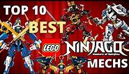 Top Ten BEST LEGO Ninjago Mechs!