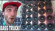 20 SUBWOOFERS in a TRUCK BUILD!?! Slammin EXTREME Car Audio Bass Demos w/ CRAZY LOUD Sound Systems!!