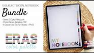 Series 2 Digital Notebook Bundle Walkthrough - Eras Color Palette