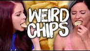 4 WEIRD Chip Flavors! (Cheat Day)