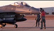 Air National Guard F-16s Airfield Operations