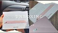 Unboxing Samsung Tab A8 10.5 in Pink Gold 📱