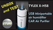 TYLEX X-H58 USB Miniportable air humidifier/Car air purifier 320mL | STUFF