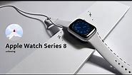 apple watch series 8 45mm (silver) | unboxing