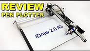 REVIEW - New PEN PLOTTER iDraw 2.0 A3 by UUNA TEK® (XY CNC Drawing Machine)