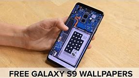 Galaxy S9 (and S9 Plus) See-Through Wallpapers!! For FREE!!