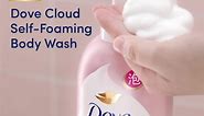 Get radiant & supple skin with Dove Cloud Self-Foaming Body Wash!