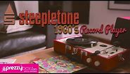 Steepletone 1960'S Vinyl Record Player - A Slice Of Nostalgia