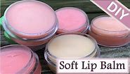 How To Make Soft Lip Balm 💋DIY Glitter Lip Gloss from Scratch