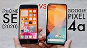 Google Pixel 4a Vs iPhone SE 2020! (Comparison) (Review)