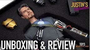 Iron Man Tony Stark Mech Test 1/6 Scale Figure M-Studios Unboxing & Review