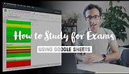 How to Study for Exams with Google Sheets